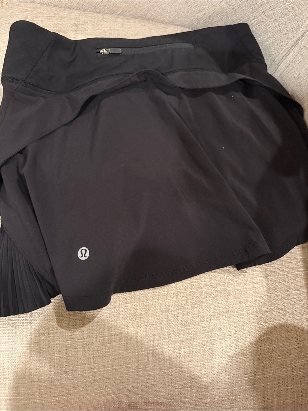 lululemon athletica Black Athletic Skirt